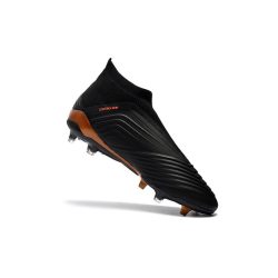 fodboldstøvler Adidas Predator 18+ FG Damer - Sort Hvid_4.jpg